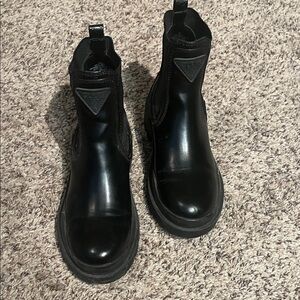Guess Black Leather Women’s Boots